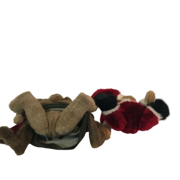 Boyds Bears Mr. & Mrs. Holiday Christmas Plush Set With Music Box 15 X 8 - Picture 8 of 9